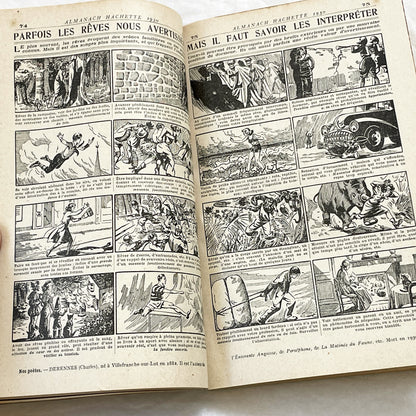 1950s – 300 Pages - Almanach Hachette – Vintage French illustrated almanac – Practical life & advertising encyclopedia