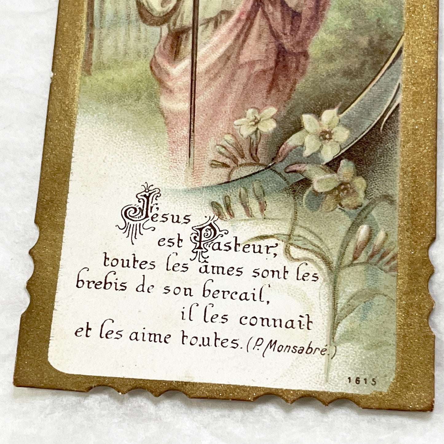 1910s - 2 twoVintage Catholic Holy Cards - First Communion - Good Shepherd - Religious Ephemera - Devotional Keepsakes