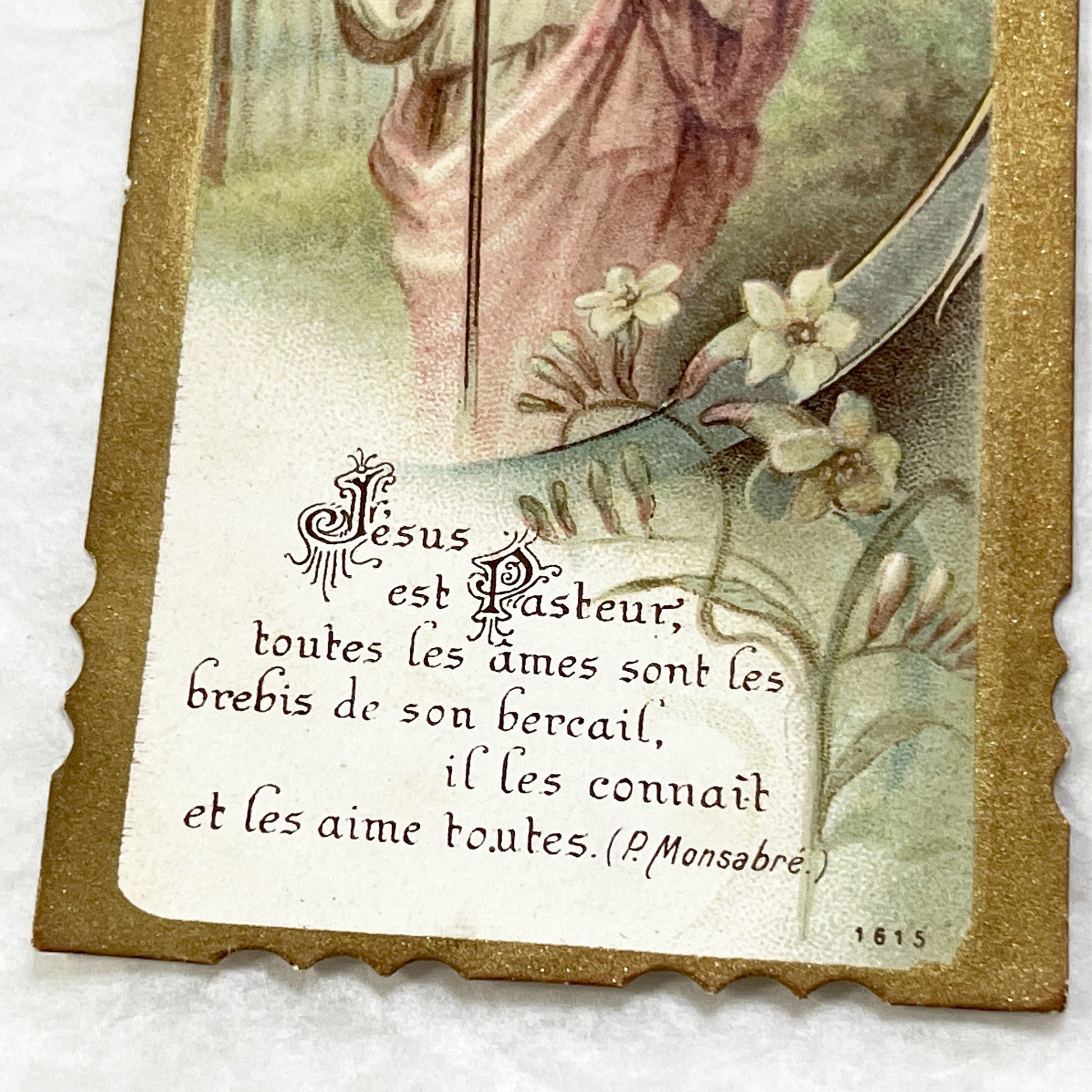 1910s - 2 twoVintage Catholic Holy Cards - First Communion - Good Shepherd - Religious Ephemera - Devotional Keepsakes