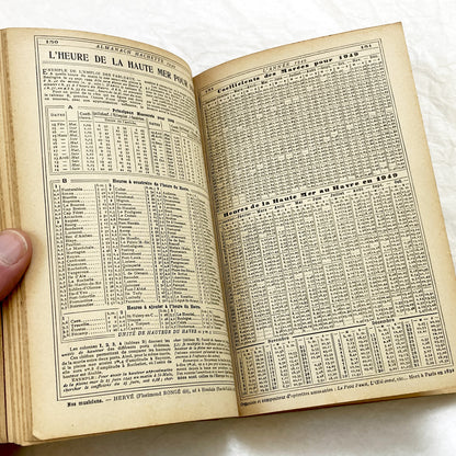 1940s – 300 Pages - Almanach Hachette – Vintage French illustrated almanac – Practical life & advertising encyclopedia