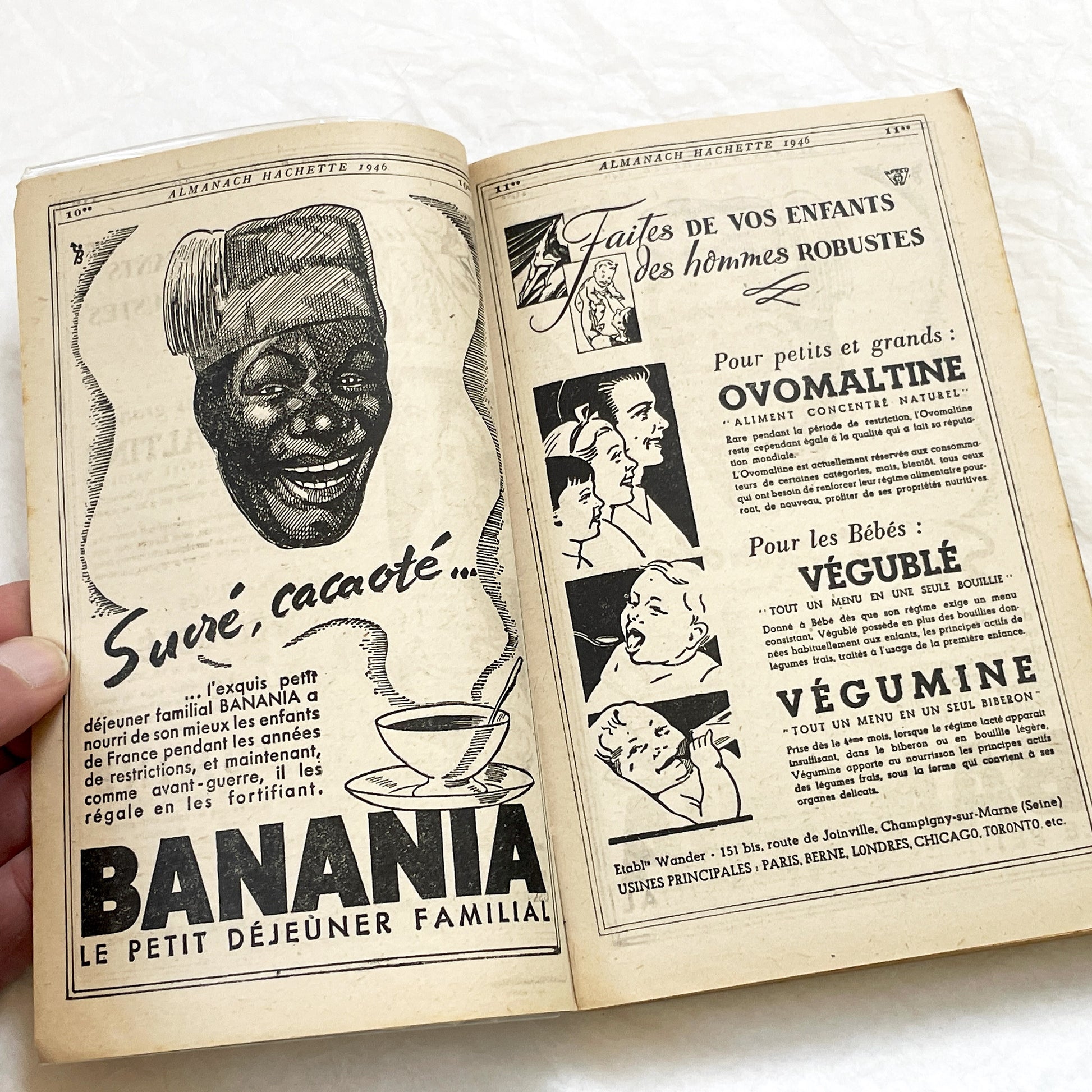 1940s – 300 Pages - Almanach Hachette – Vintage French illustrated almanac – Practical life & advertising encyclopedia