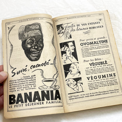 1940s – 300 Pages - Almanach Hachette – Vintage French illustrated almanac – Practical life & advertising encyclopedia