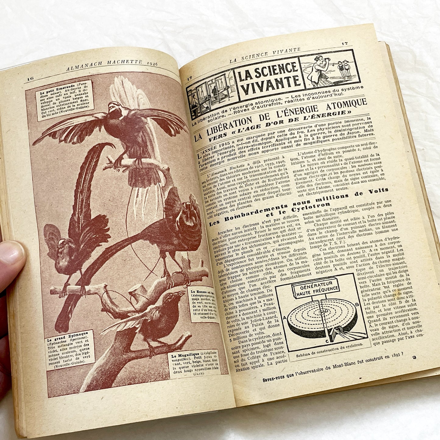 1940s – 300 Pages - Almanach Hachette – Vintage French illustrated almanac – Practical life & advertising encyclopedia