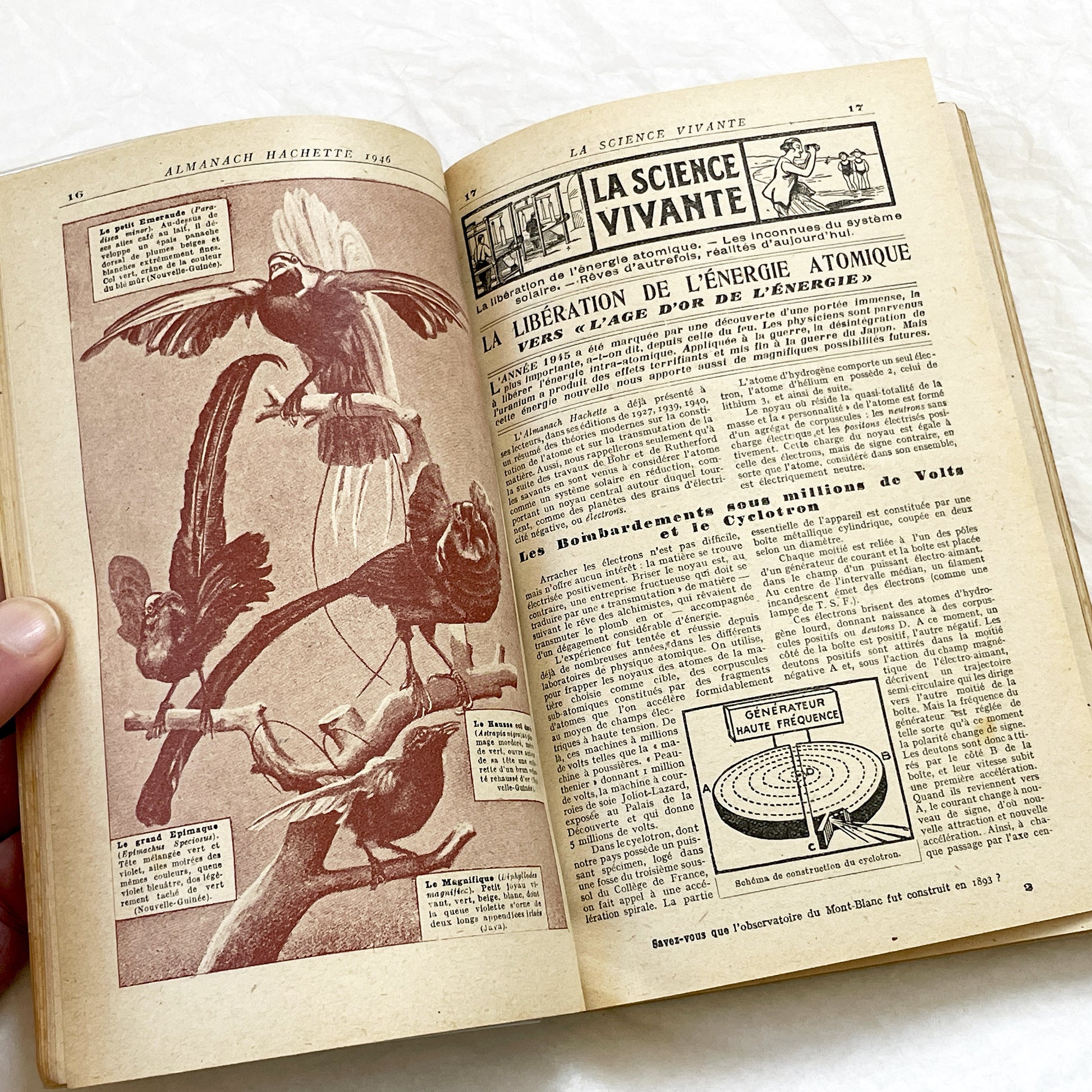 1940s – 300 Pages - Almanach Hachette – Vintage French illustrated almanac – Practical life & advertising encyclopedia