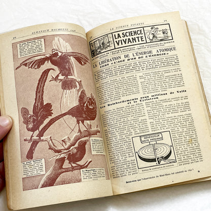 1940s – 300 Pages - Almanach Hachette – Vintage French illustrated almanac – Practical life & advertising encyclopedia