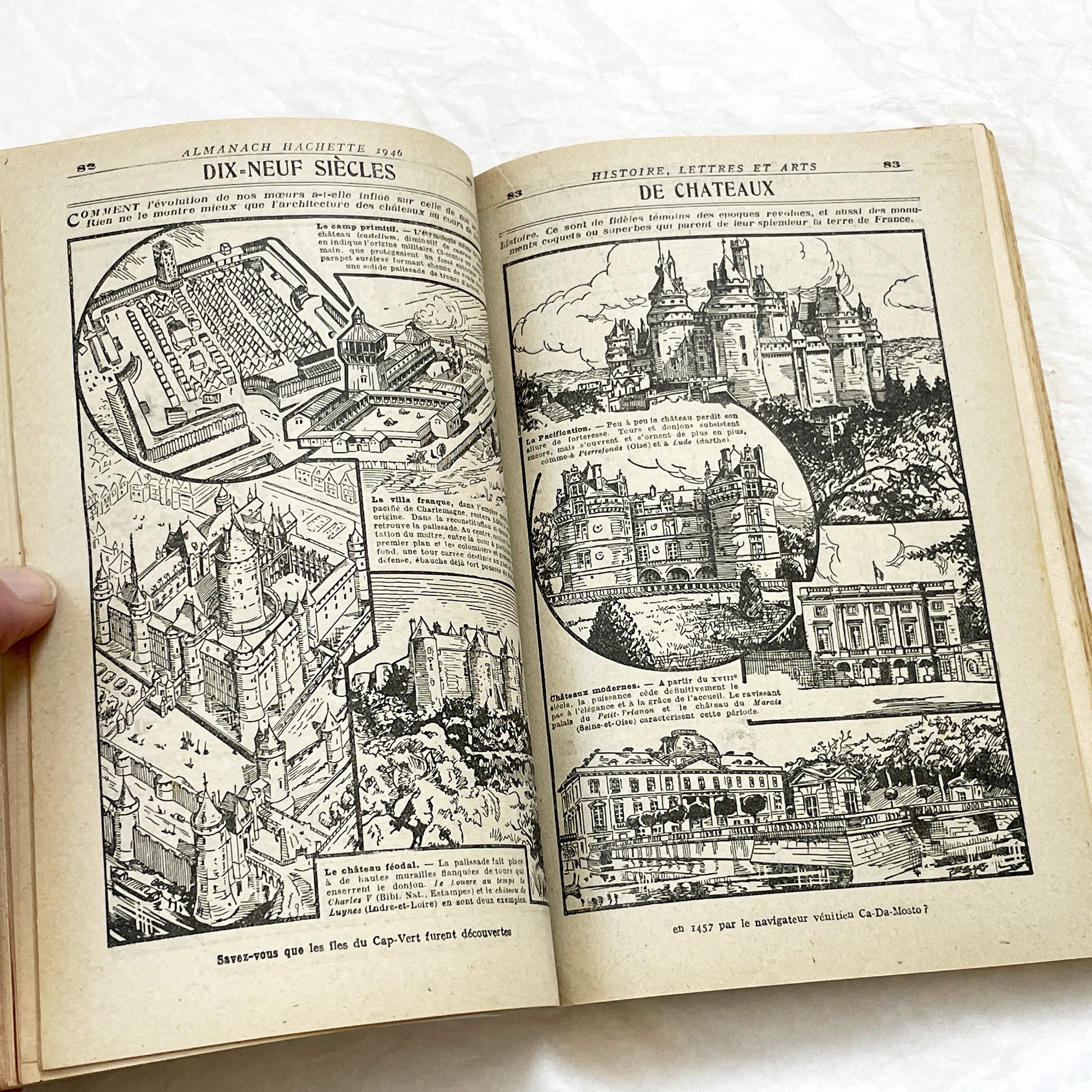 1940s – 300 Pages - Almanach Hachette – Vintage French illustrated almanac – Practical life & advertising encyclopedia