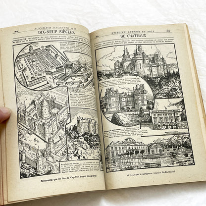 1940s – 300 Pages - Almanach Hachette – Vintage French illustrated almanac – Practical life & advertising encyclopedia