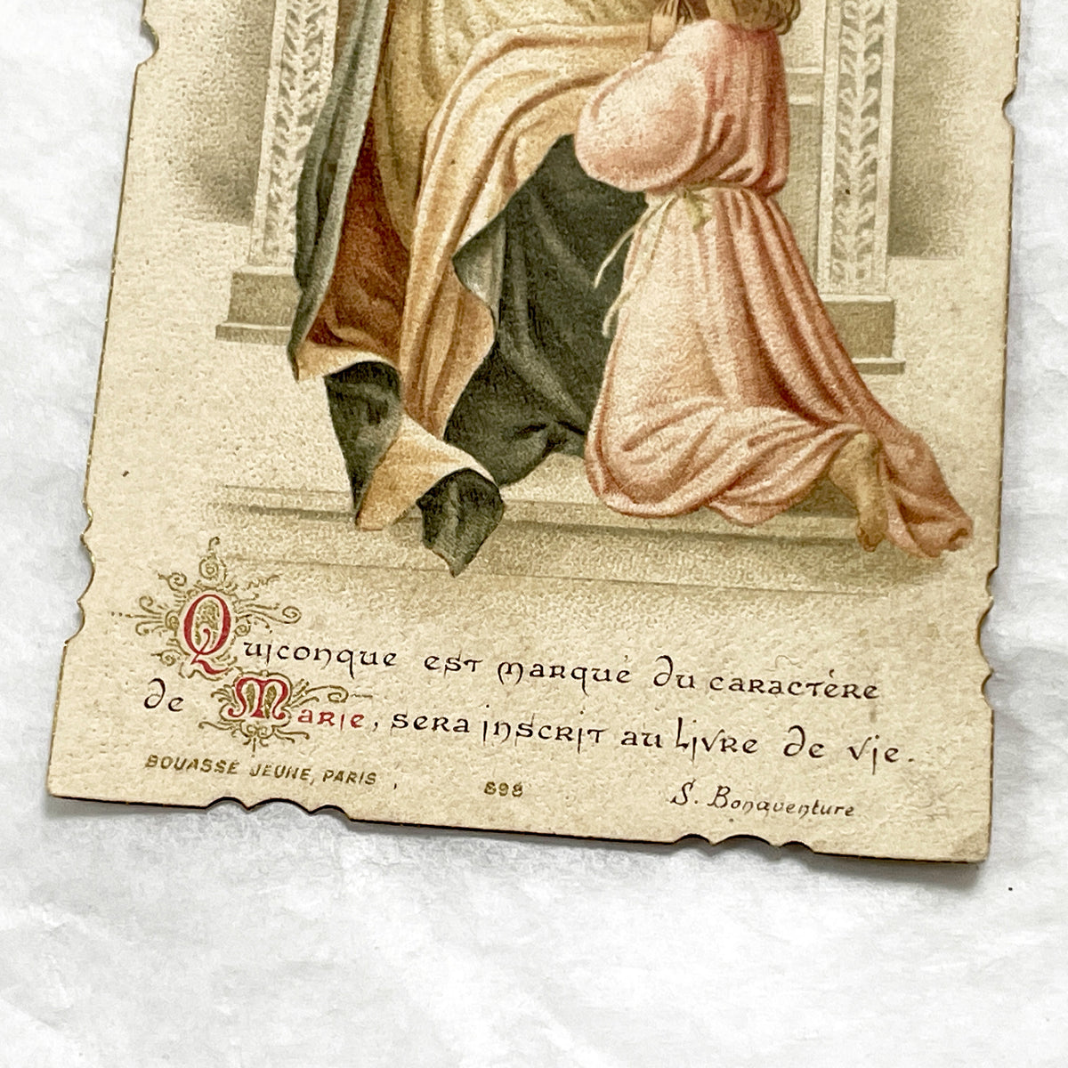 1900s - Antique French Catholic Communion Cards - Religious Ephemera - Vintage Holy Cards - Mary and Child - Chalice Artwork - Devotional