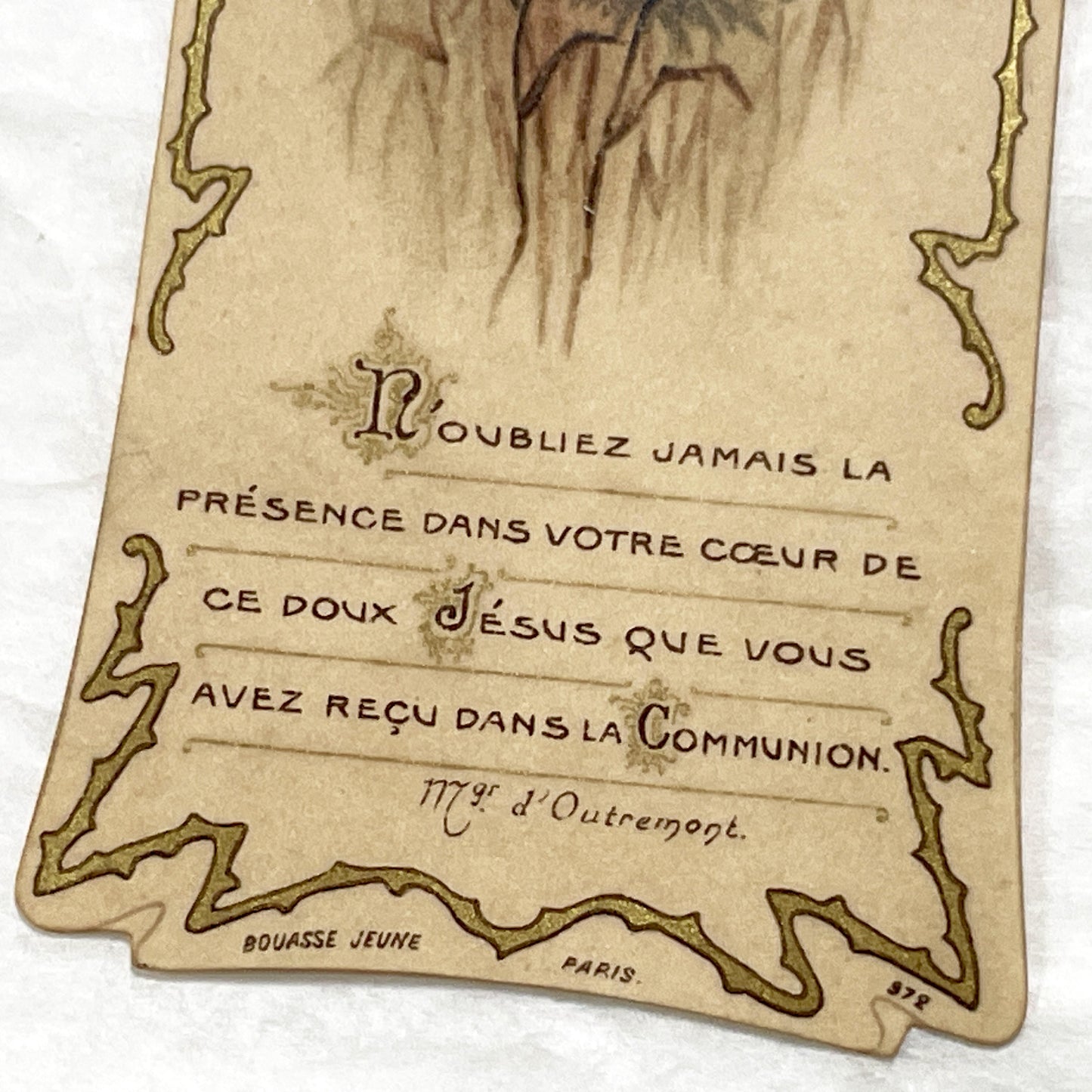 1900s - Antique French Catholic Communion Cards - Religious Ephemera - Vintage Holy Cards - Mary and Child - Chalice Artwork - Devotional