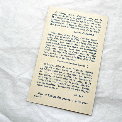 1920s - 3 Antique French Religious Holy Cards - First Communion - Sacred Art - Vintage Catholic Prayer Devotional Souvenirs