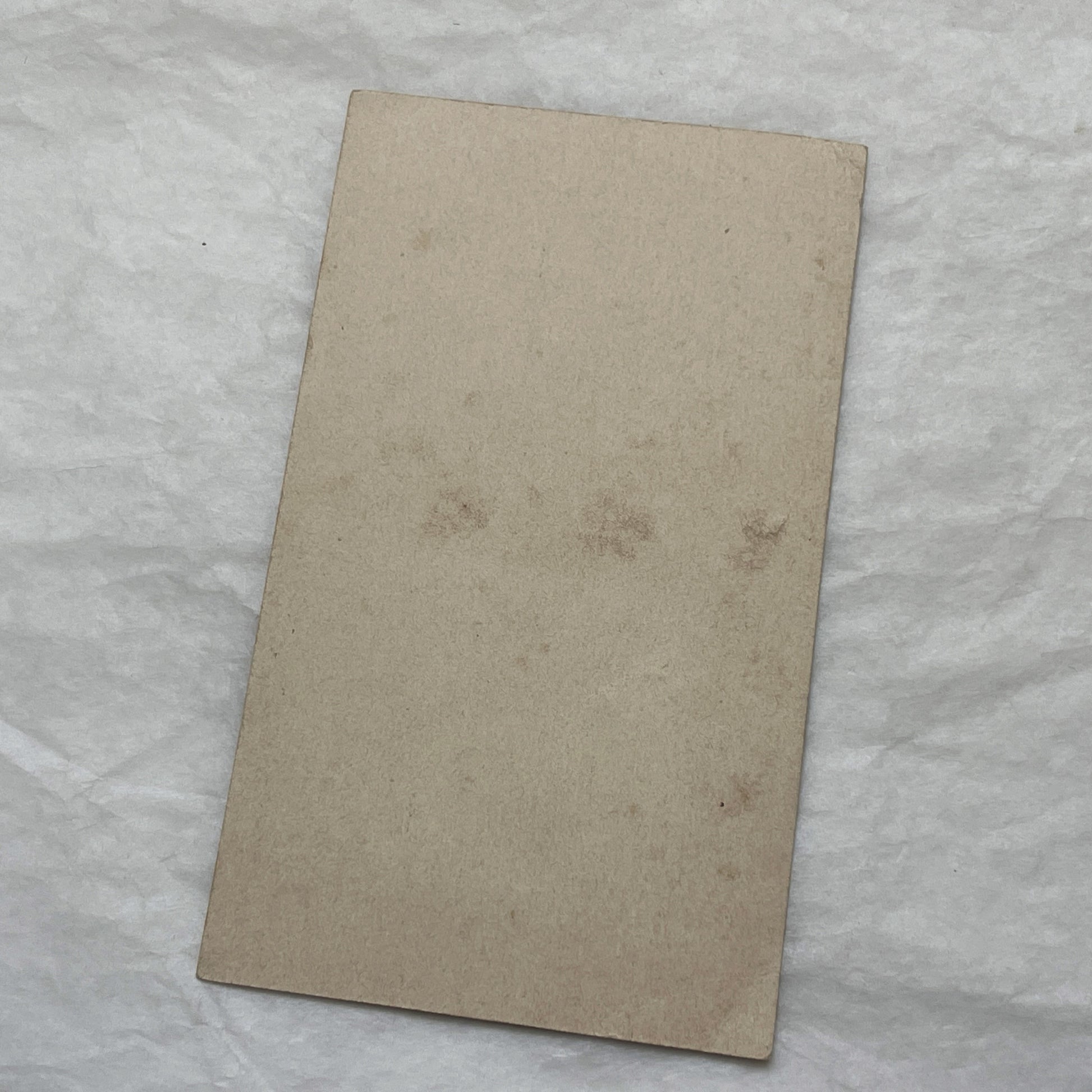 Late 19th - Antique French Religious Card - Gilded Cross - Vintage Prayer Holy Card - Devotional Art Collectible - Floral Design