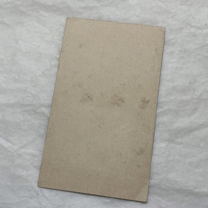 Late 19th - Antique French Religious Card - Gilded Cross - Vintage Prayer Holy Card - Devotional Art Collectible - Floral Design