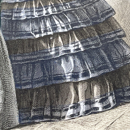 1850s - Exquisite French Fashion Plate from Journal des Demoiselles - Original Victorian Era Engraving - Elegant Ladies - Parisian Style