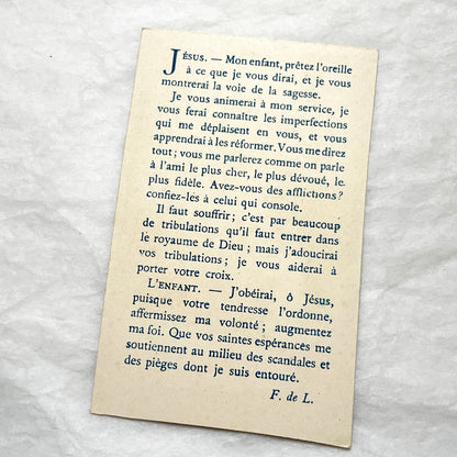 Late 19th - 4 Antique French Holy Cards - Devotional Imagery Collection - Sacred Heart - Lourdes Grotto - Marian Scenes