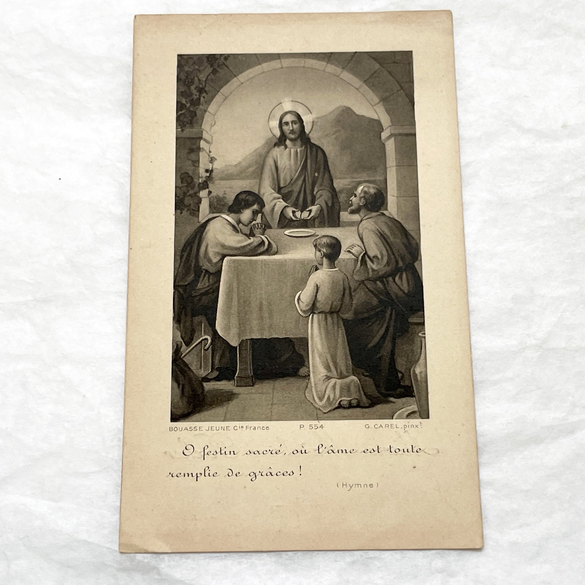 1940s - 6 Vintage French Religious Cards - Catholic Sacraments - Communion & Confirmation Souvenirs - Devotional Art Collectibles