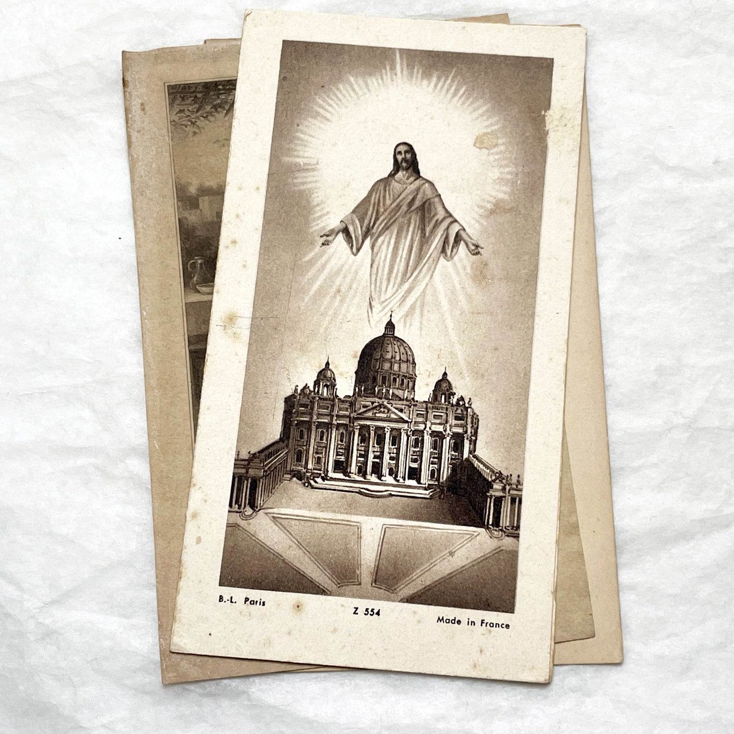 1940s - 6 Vintage French Religious Cards - Catholic Sacraments - Communion & Confirmation Souvenirs - Devotional Art Collectibles