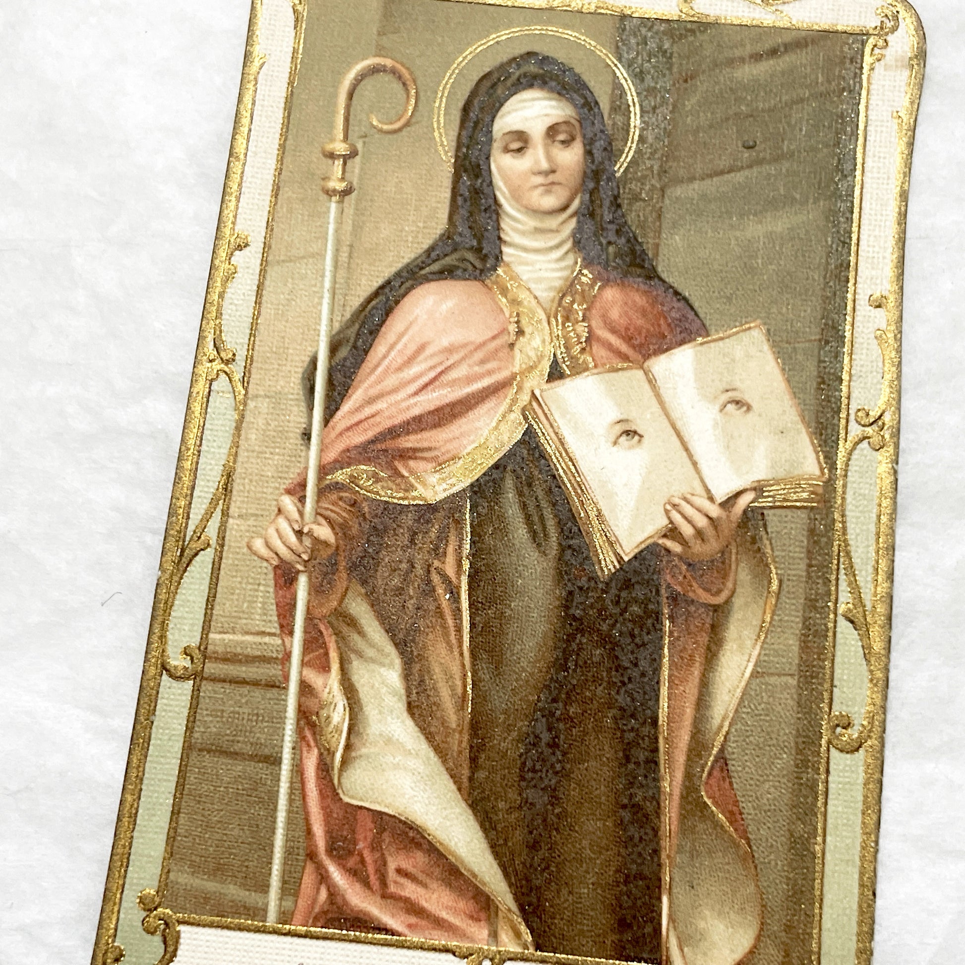 1920s - 4 French Religious Prayer Cards - Vintage Catholic Chromolithographs - First Communion, Saints, Virgin Mary - Devotional Art