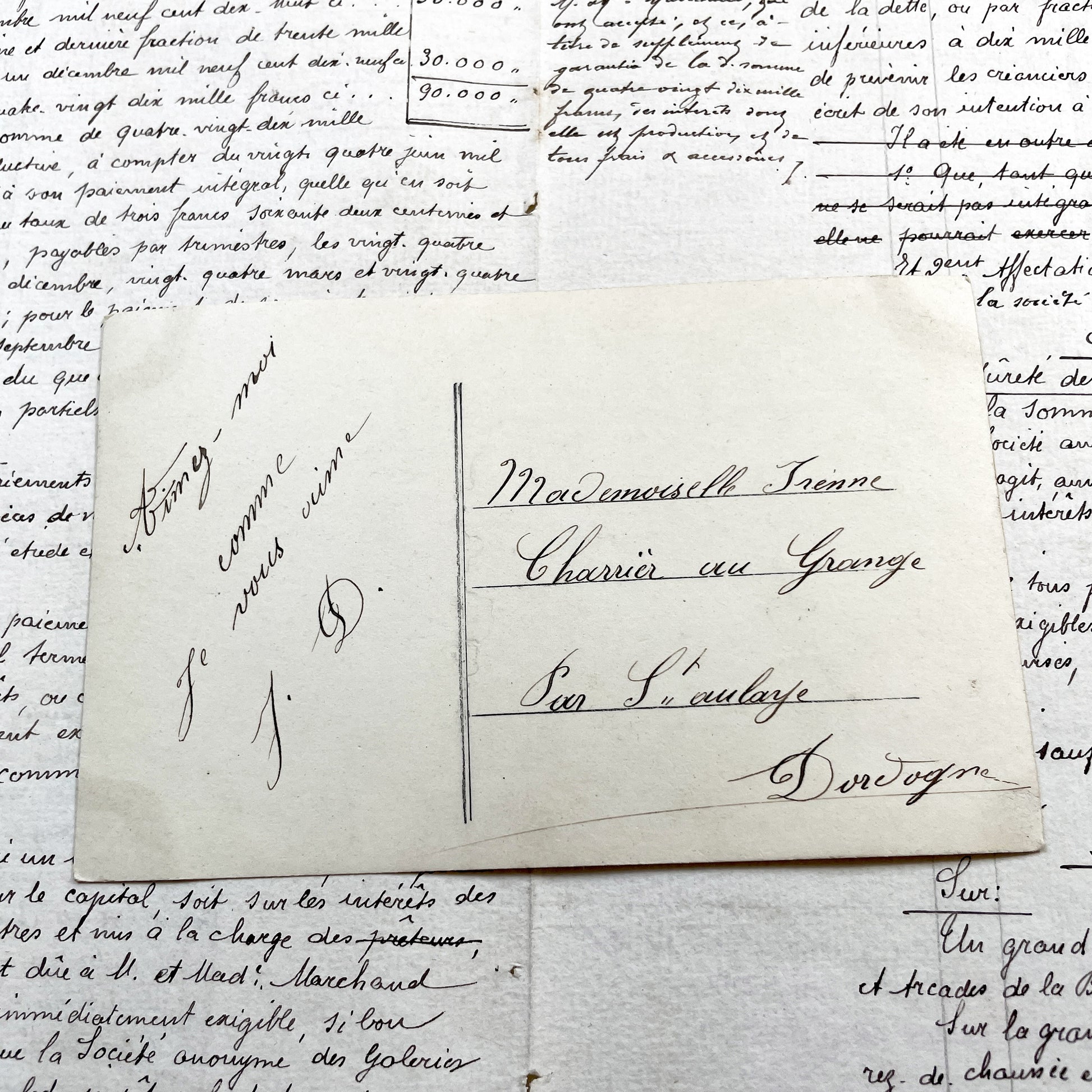 1900s - Vintage French Love Barometer Postcard - Romantic Humorous Antique Collectible Illustration Edwardian Fashion