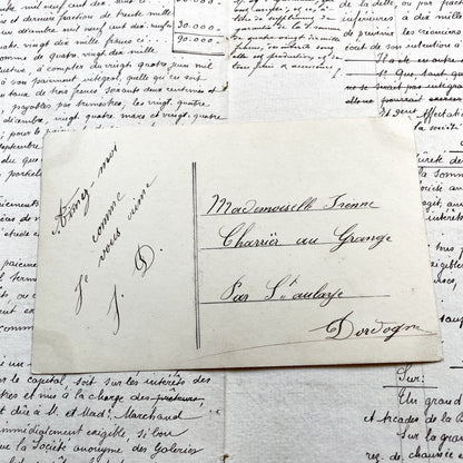 1900s - Vintage French Love Barometer Postcard - Romantic Humorous Antique Collectible Illustration Edwardian Fashion