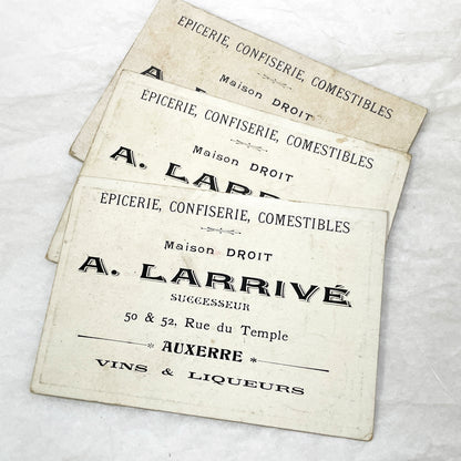 Late 19th - French Advertising Chromos - Moliere, Virgil, Travel Scene - Vintage French Trade Cards - Literary and Historical Illustrations