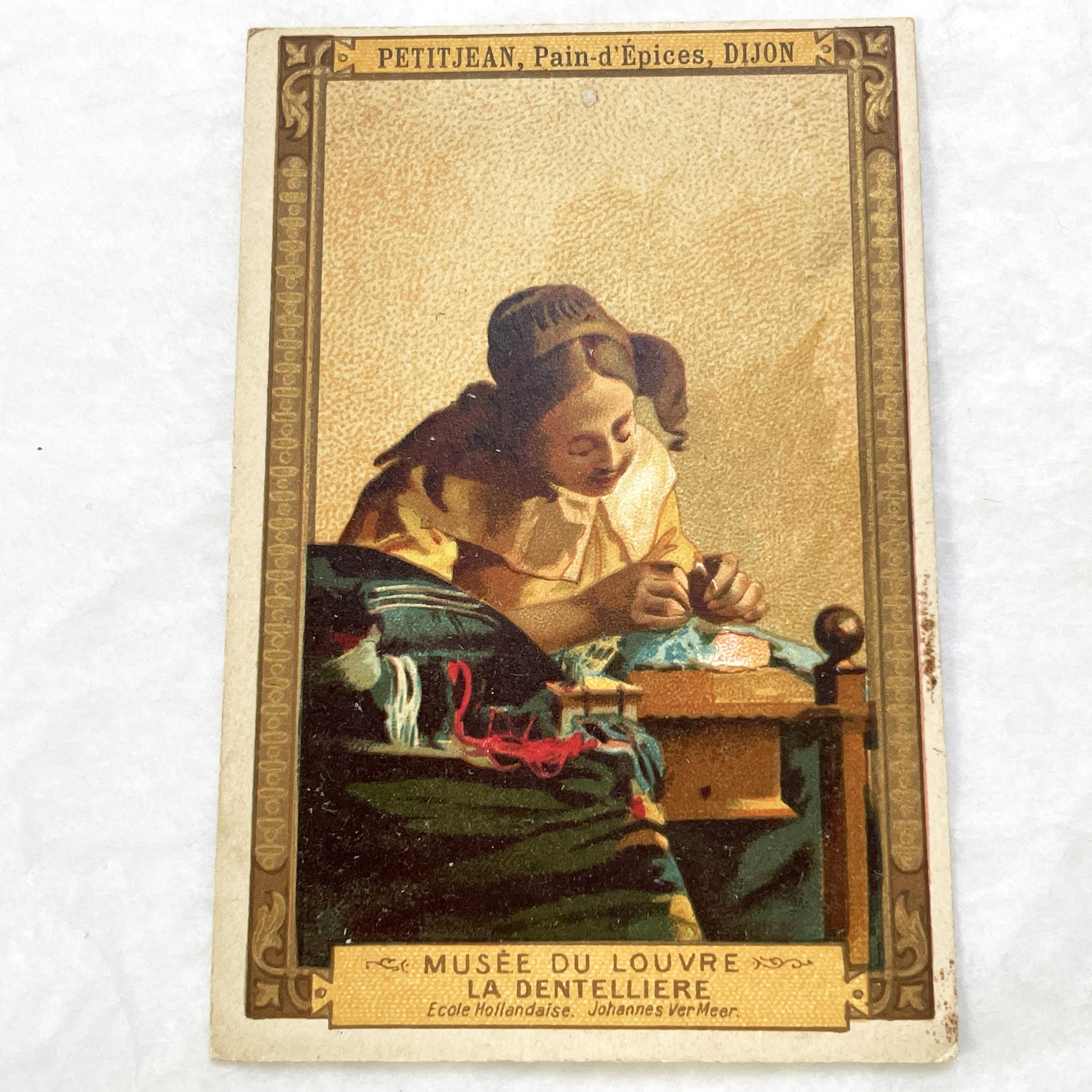 1900s - 3 Advertising Chromos - Vintage Art Prints - French Ephemera - Louvre Masterpieces - Historical Collectibles