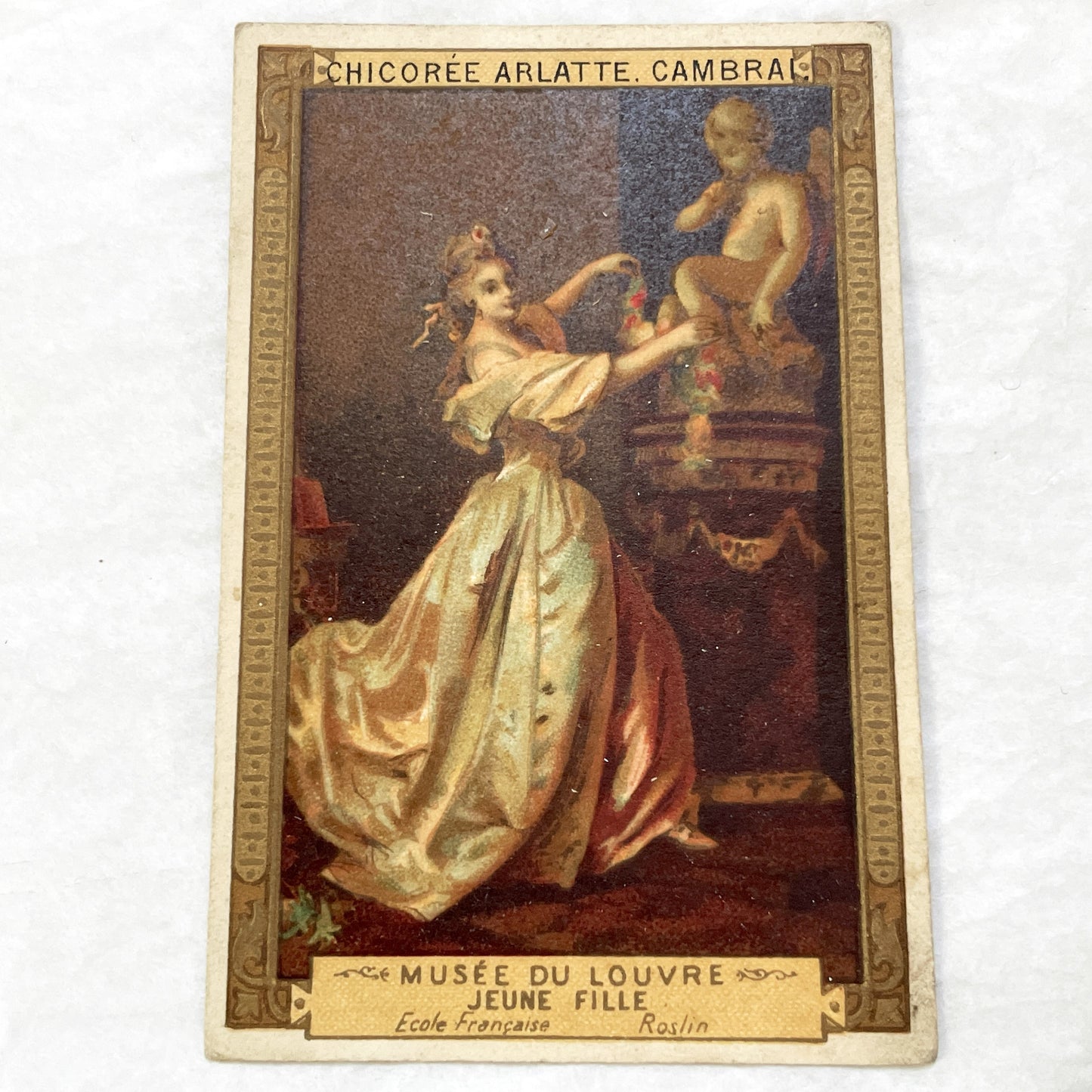 1900s - 3 Advertising Chromos - Vintage Art Prints - French Ephemera - Louvre Masterpieces - Historical Collectibles