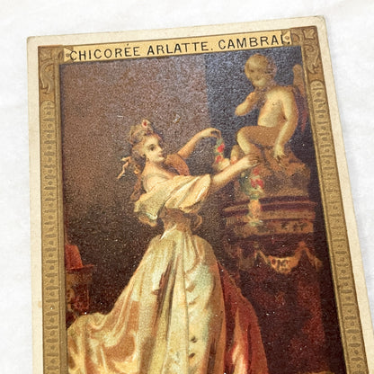 1900s - 3 Advertising Chromos - Vintage Art Prints - French Ephemera - Louvre Masterpieces - Historical Collectibles