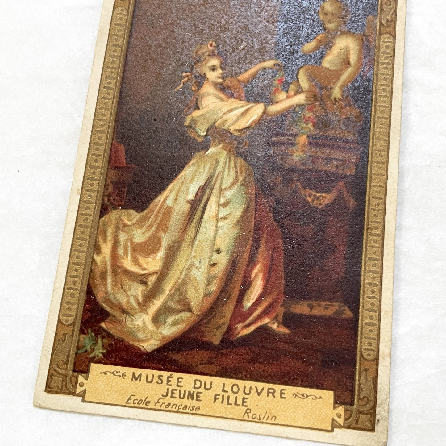1900s - 3 Advertising Chromos - Vintage Art Prints - French Ephemera - Louvre Masterpieces - Historical Collectibles