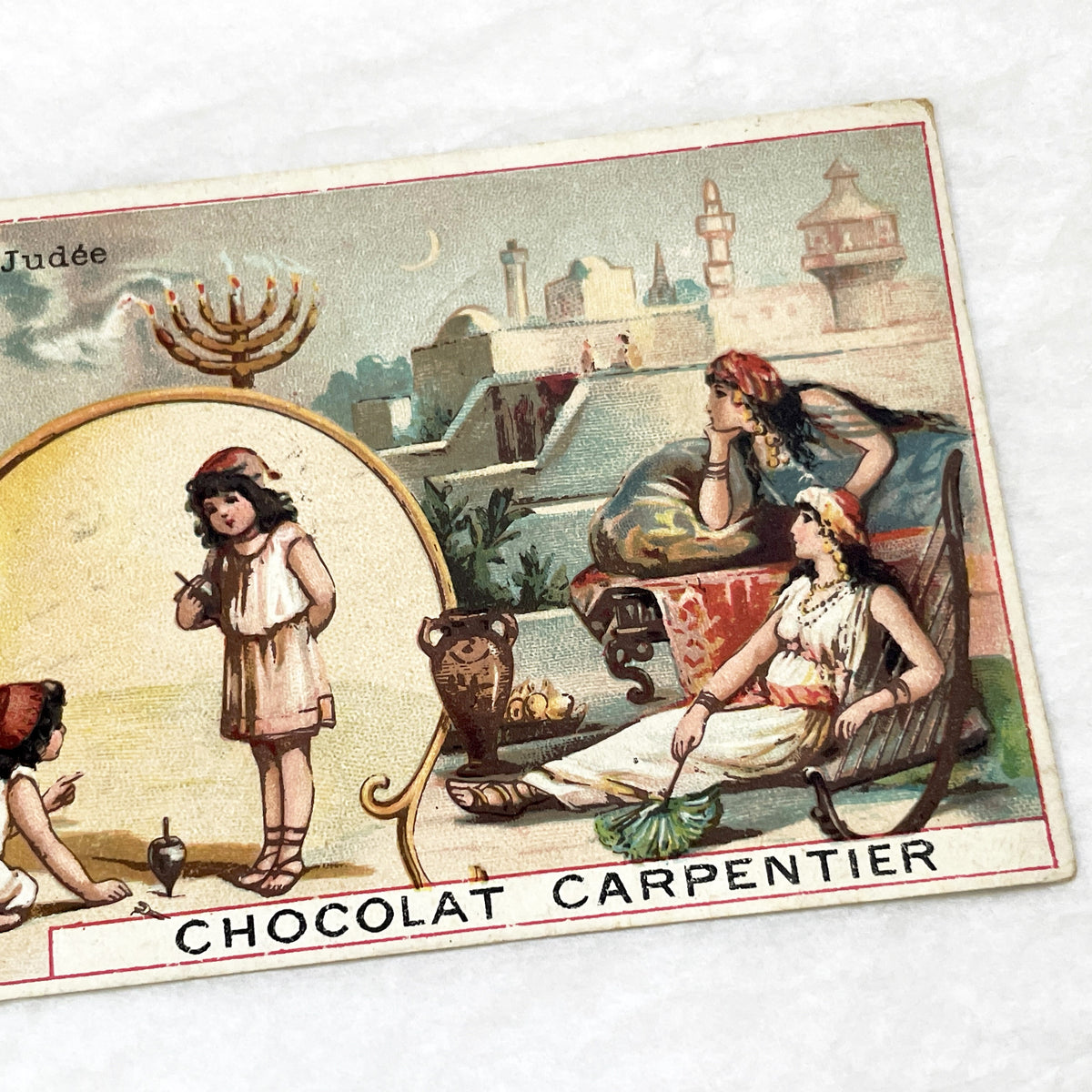Late 19th - Chocolat Carpentier Trade Cards - Ethnographic Caricatures & Orientalist Scenes - Collectible Advertising Chromos