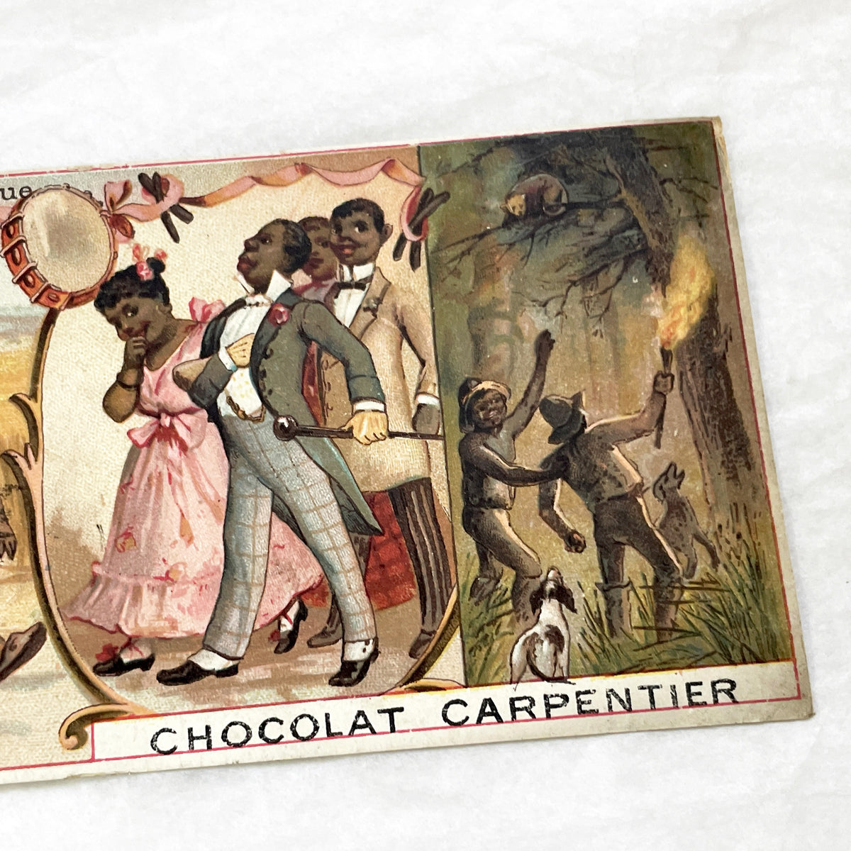 Late 19th - Chocolat Carpentier Trade Cards - Ethnographic Caricatures & Orientalist Scenes - Collectible Advertising Chromos