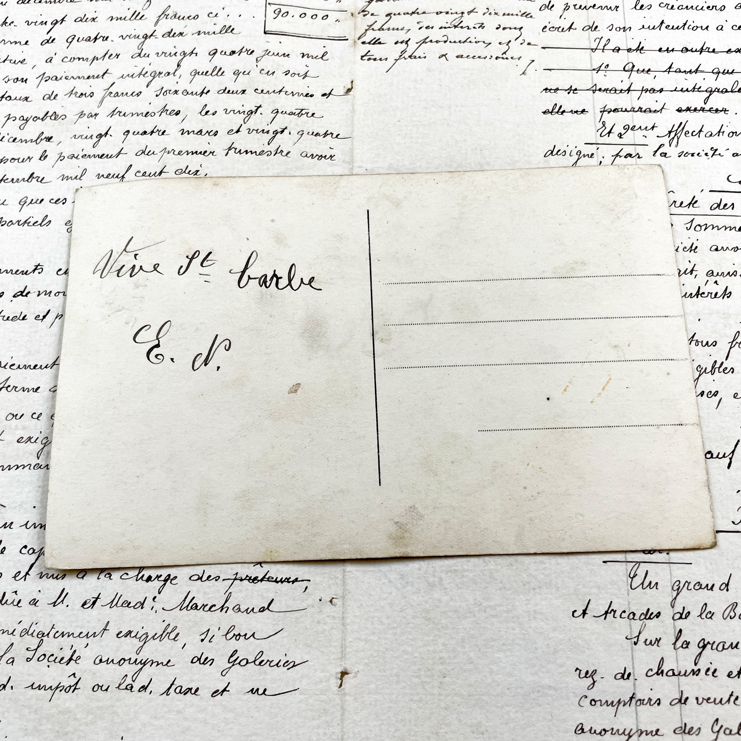 1920s - Vintage French Postcard - Romantic Couple Photo - Hand-Tinted Roses - Art Deco Era Love - Antique Ephemera Collectible