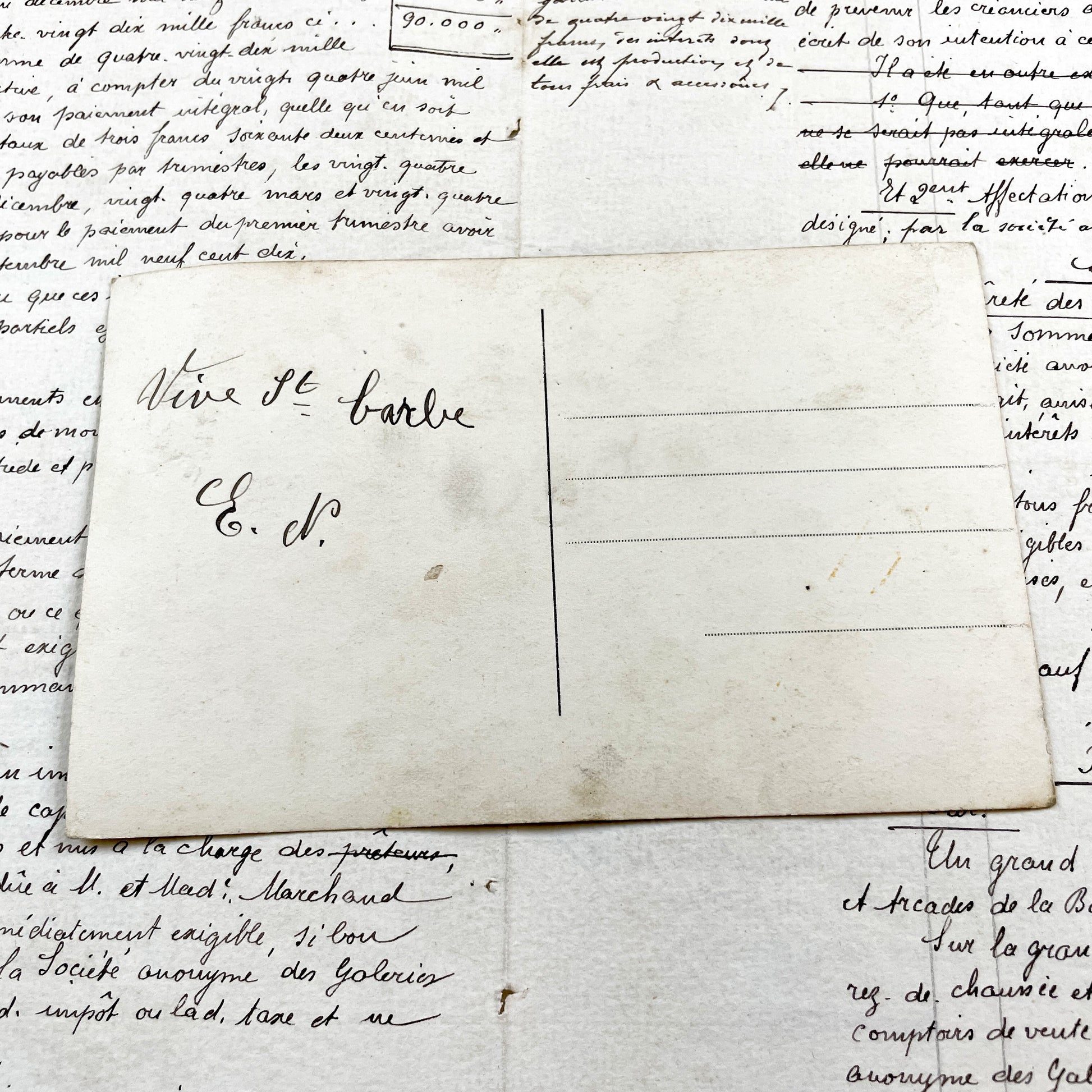 1920s - Vintage French Postcard - Romantic Couple Photo - Hand-Tinted Roses - Art Deco Era Love - Antique Ephemera Collectible