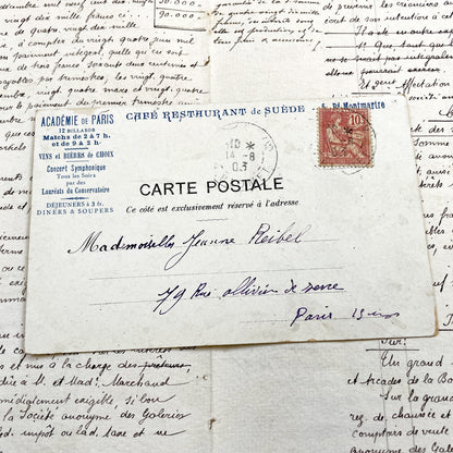 1900s - Humorous French Military Postcard - Sergeant Mihouchot Punishment Satire - Parisian Cafe Culture Memorabilia - Vintage Ephemera