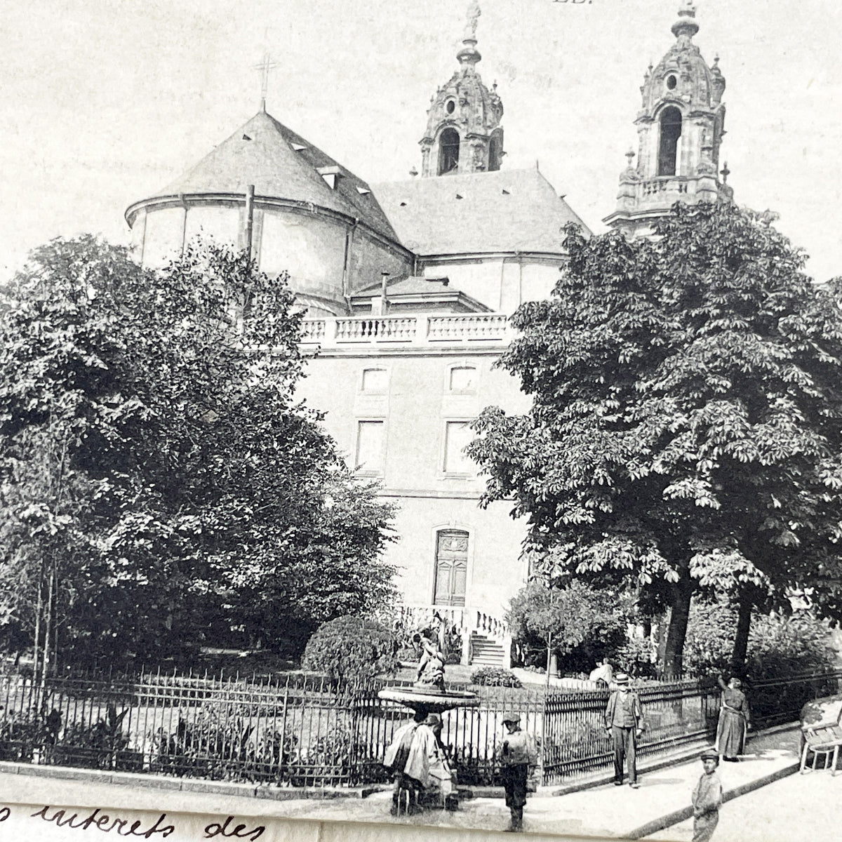1910s - Vintage Lunéville Postcard - Historic Hôtel de Ville Square - French City View - Architectural Landmark Ephemera