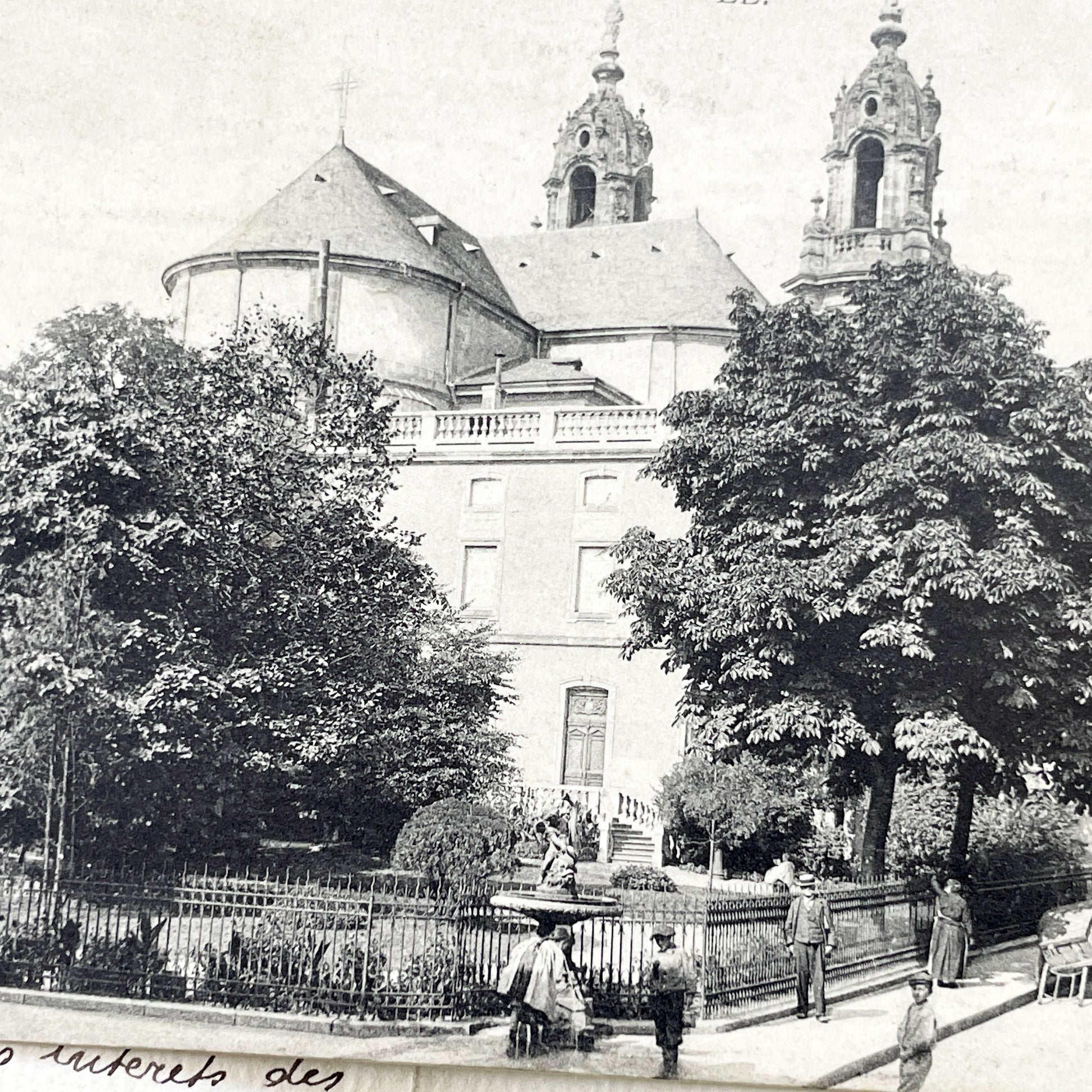 1910s - Vintage Lunéville Postcard - Historic Hôtel de Ville Square - French City View - Architectural Landmark Ephemera