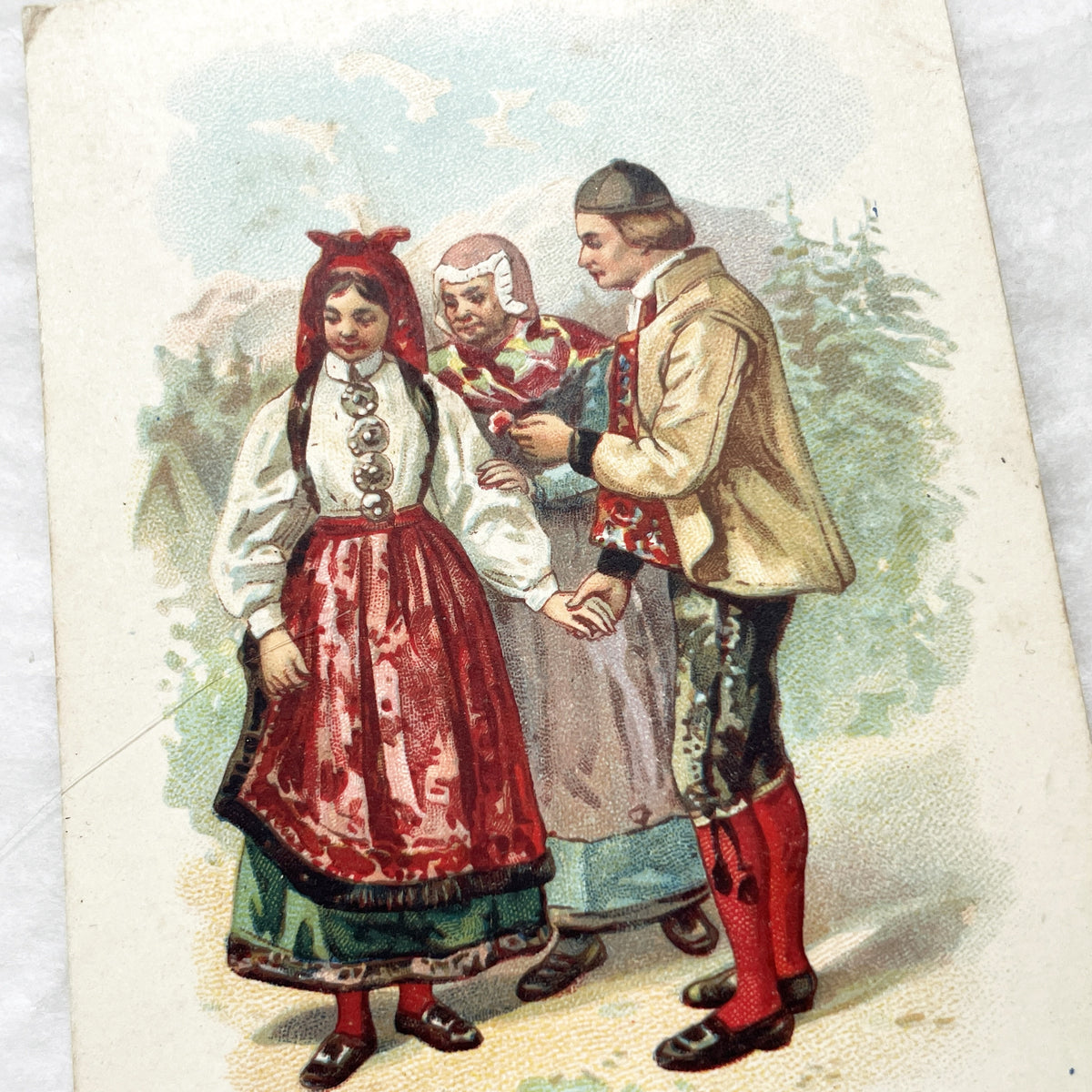 1900s - Vintage Costume Cards - Historical Fashion Illustrations - Cultural Dress - Collectible Ephemera - Educational Prints