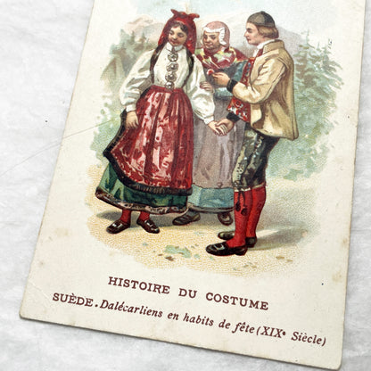 1900s - Vintage Costume Cards - Historical Fashion Illustrations - Cultural Dress - Collectible Ephemera - Educational Prints