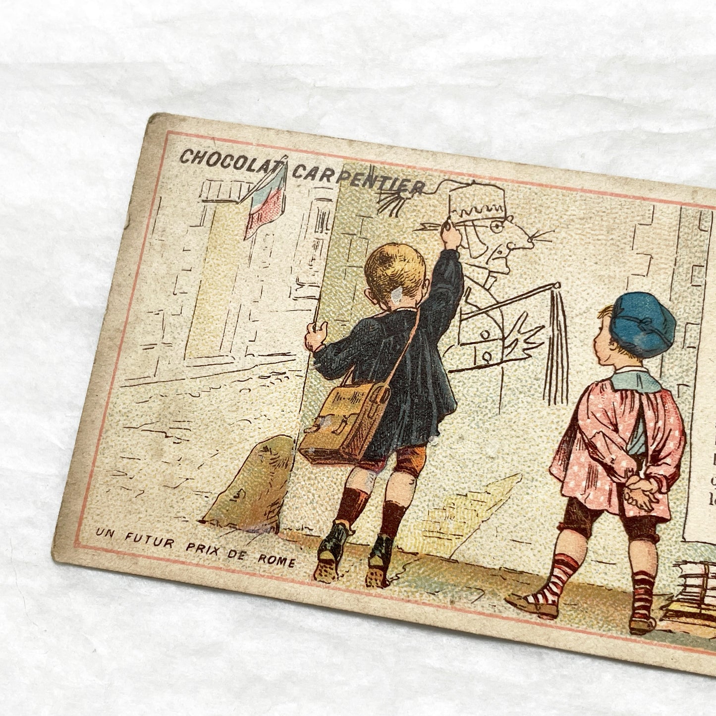 Late 19th - French Advertising Trade Cards - Chocolate Tea Chromos - Vintage Ephemera Collectibles - Early Advertising - Illustrated Prints