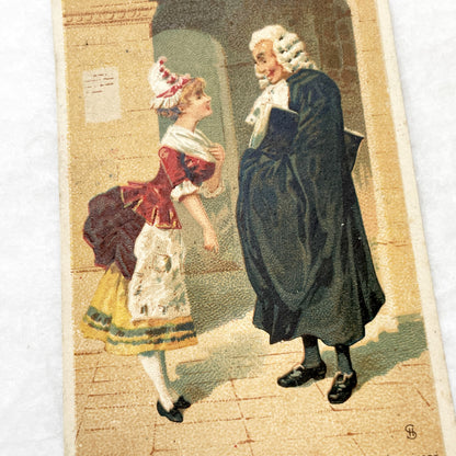 Late 19th - 3 French Ephemera Lot - Vintage Advertising Cards & Furniture Catalog Excerpts - H. Sicard Chromos - Maison Lazard Paris