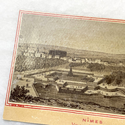 Late 19th - French Advertising Trade Cards - Nîmes Le Havre Épernay - Vintage Lithograph Ephemera for Scrapbooking and Junk Journals