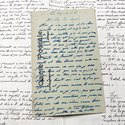 1910s - Paris La Madeleine Vintage Postcard - Busy Street Scene - Early Automobiles - French Architecture - Historic Landmark