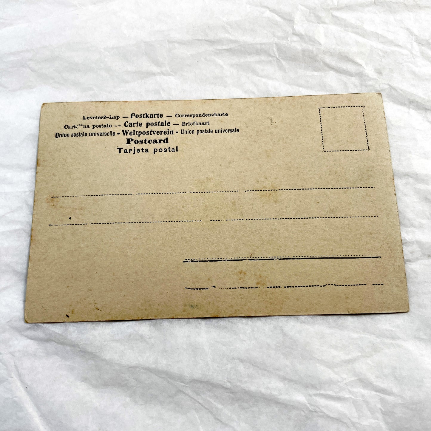 1900s - Art Nouveau Postcard - Elegant Woman Children Seesaw - Idyllic Pastoral Scene - Musterschutz Marked