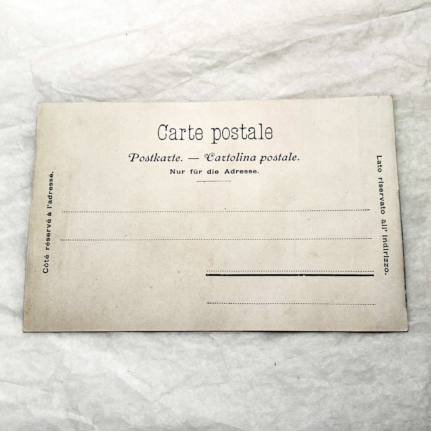 1900s - Vintage Chocolat Kohler Advertising Postcard - Simplon Hospice Swiss Alps - Historic European Chocolate Ad Ephemera