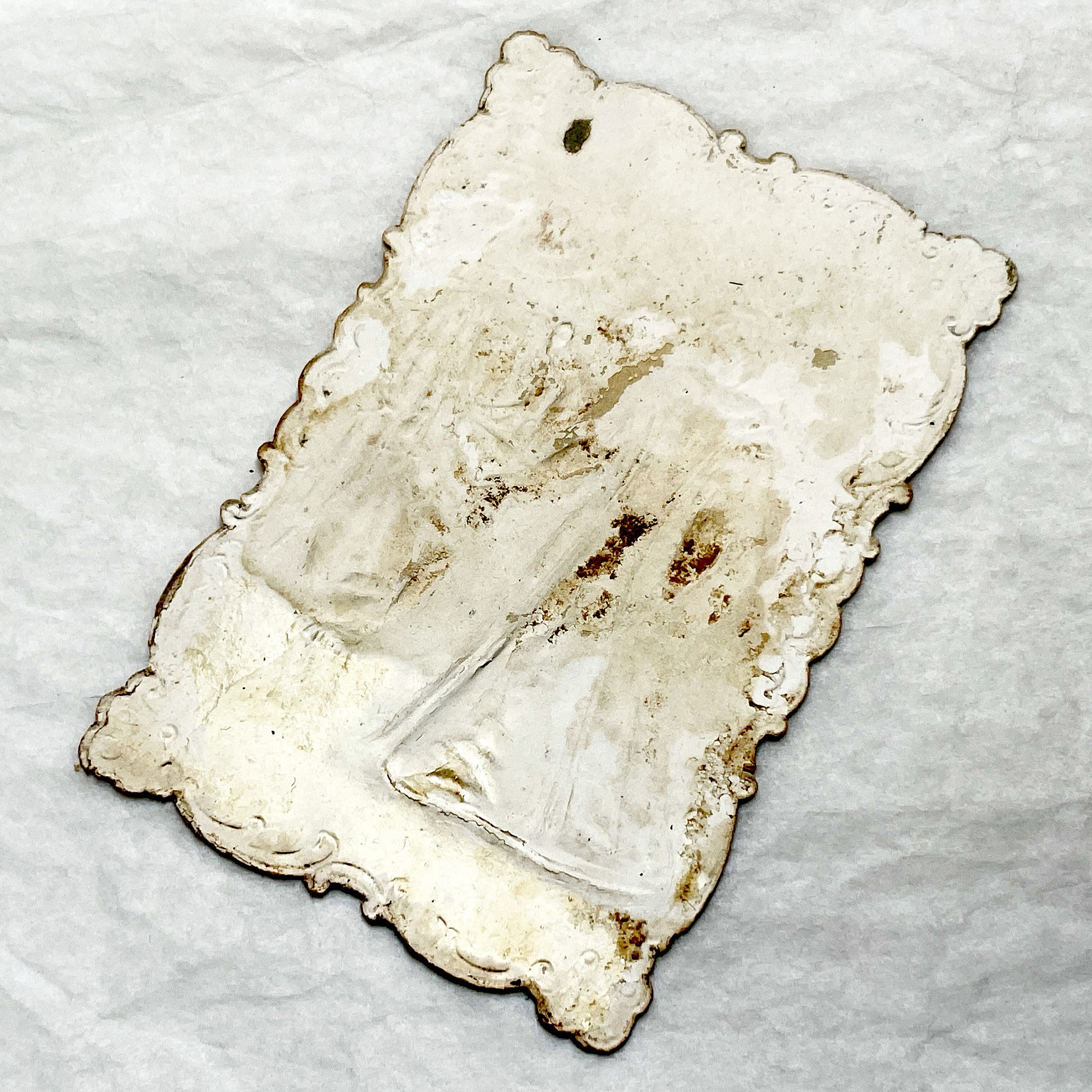 Late 19th - Portuguese 16th Century Costume Chromo Card No. 10 - Historical Fashion Illustration - Vintage Collectible Ephemera