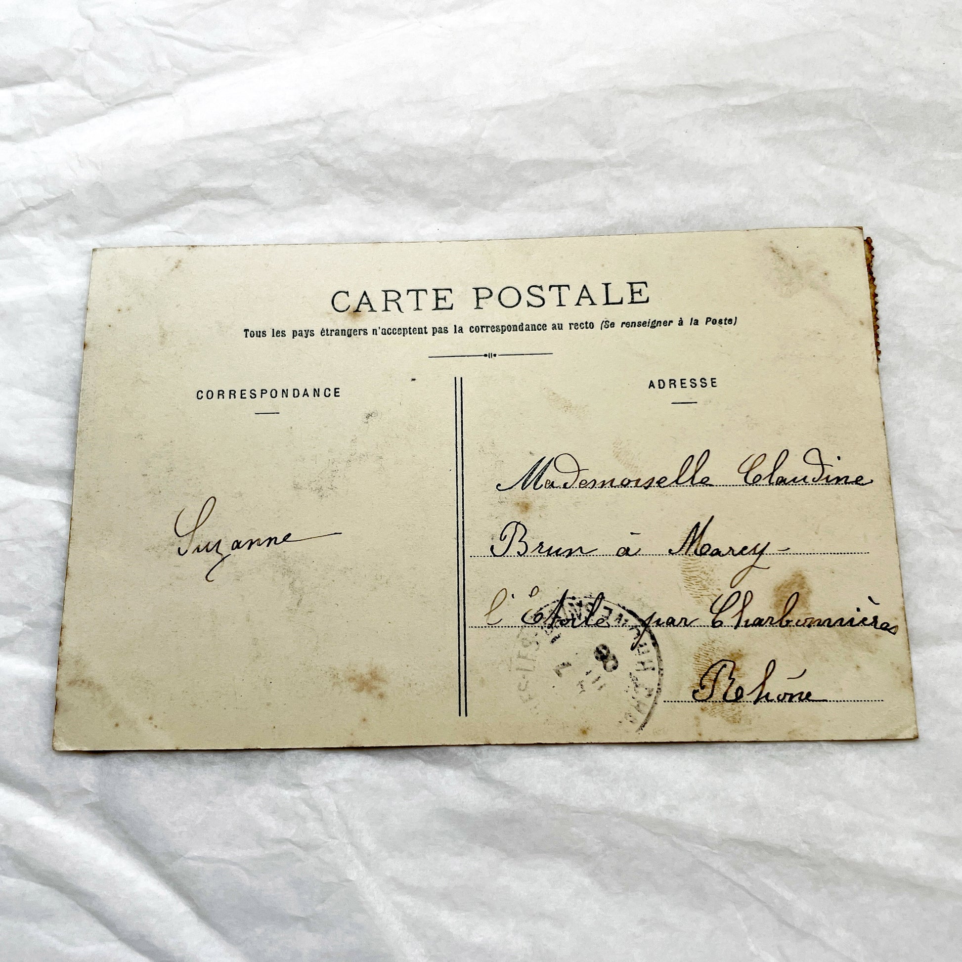 1900s - Vintage Postcard Versailles - Bassin De Neptune Fountain - French Royal Garden History - Parisian Tourism Memento