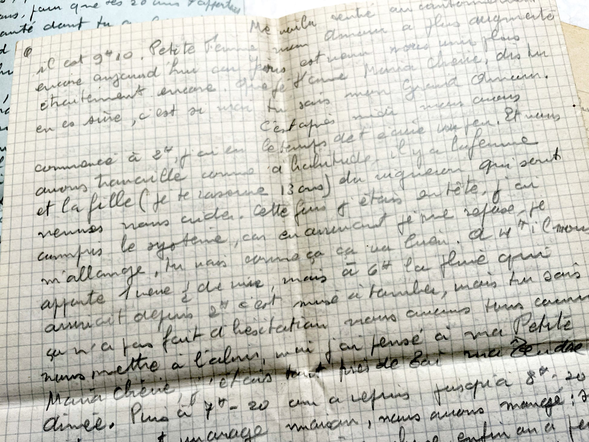 1940s - Authentic French 1942 Love Letters - Original Handwritten World War II Era Correspondence - Sentimental Historical Document