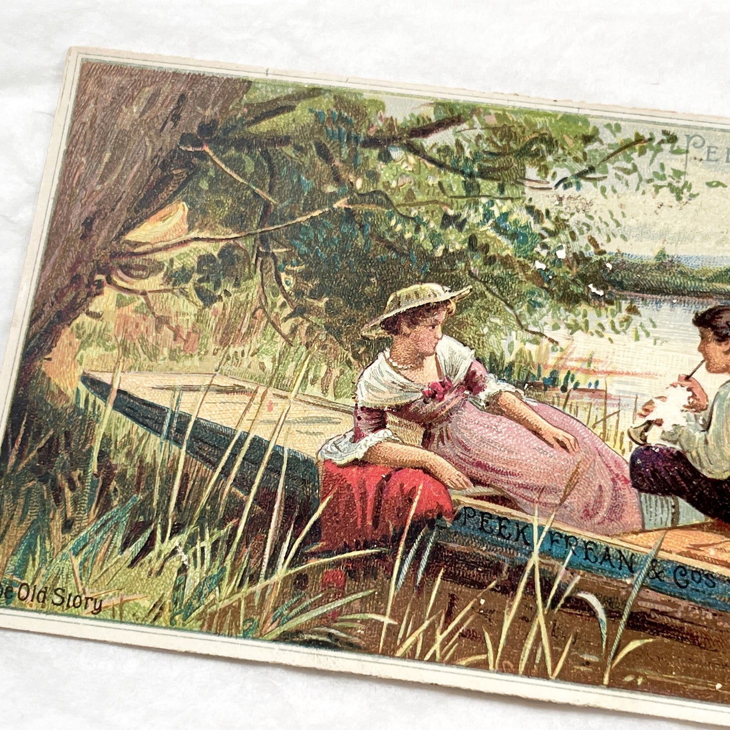 1900s - Antique Victorian Edwardian Trade Cards - Peek Frean and Co's London Biscuits - Original Chromolithograph Advertising Art Collectibl