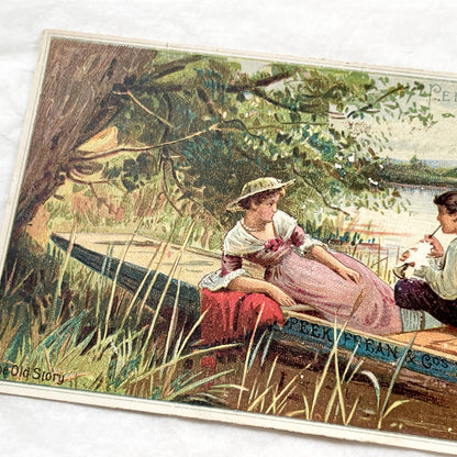 1900s - Antique Victorian Edwardian Trade Cards - Peek Frean and Co's London Biscuits - Original Chromolithograph Advertising Art Collectibl