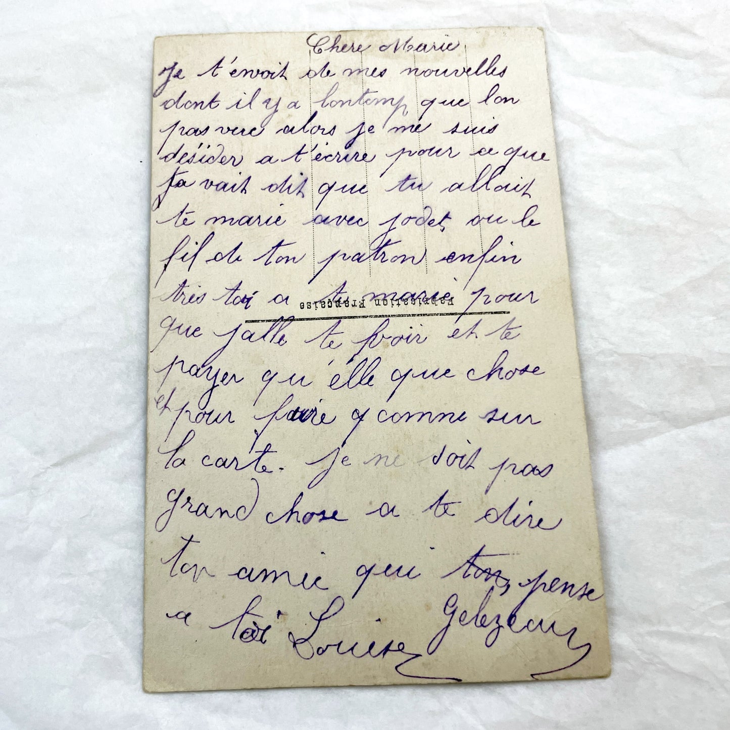 1910s - Vintage Hand Tinted Postcard - Romantic Embracing Couple & Baby - Old Love Family Motherhood Art - Collectible Ephemera