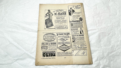1930s - Vintage French Fashion Magazine - Mode Pratique - 1936 - Elegant Women's Styles - Sewing Patterns - Retro Advertising - Ephemera